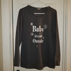 Motherhood Dark Gray Maternity‎ Sweatshirt